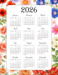 2026 Floral Calendar