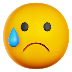 Sad but Relieved Face