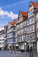 Street in Hanover historical center, Germany