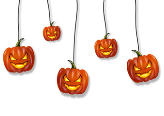 Hanging Jack O’Lantern Halloween Lights
