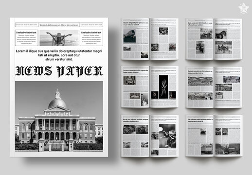 Vintage Newspaper