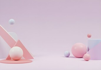 a geometric pattern pink-02