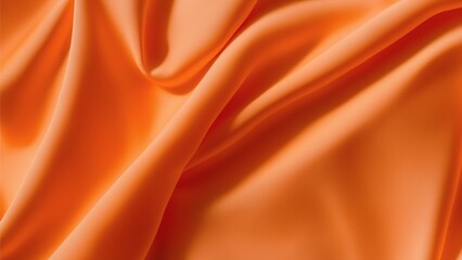 Fototapeta premium Closeup orange silk