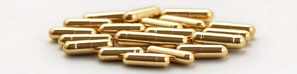 Naklejka premium Omega-3 fish oil capsules