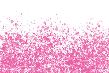 Pink Watercolor Splatter Transparent PNG Background
