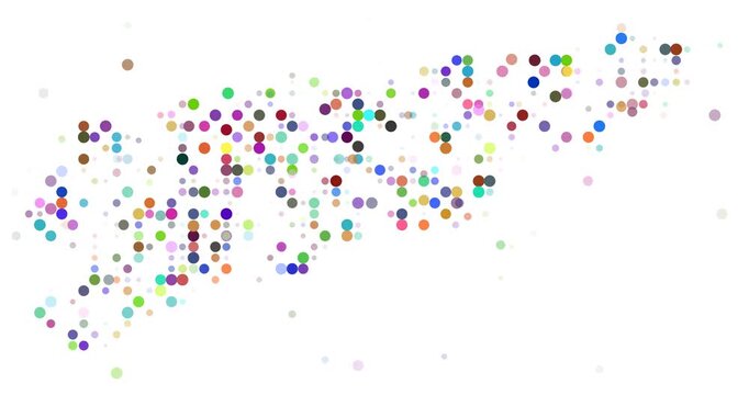 Dynamic Motion Circles Create Timor Leste Shape