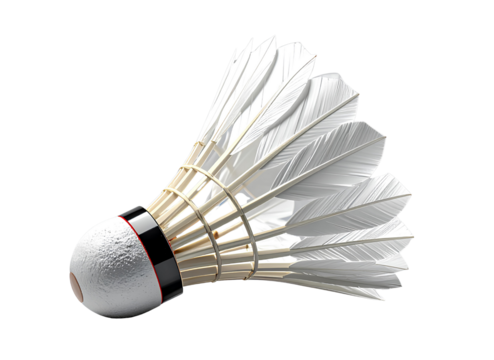 Firefly_Badminton Shuttle PNG – Transparent Sports Icon