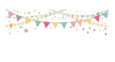 colorful party streamers