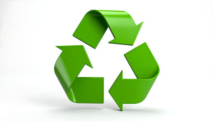 Obraz premium 3D modern recycle symbol