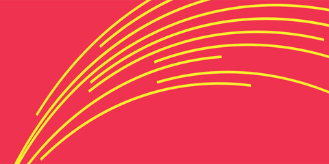 Comic book speed red yellow color lines isolated on background stripe and radial effect style for manga speed frame, superhero action, explosion background. Motion line effect, pop art. Vector 10 eps