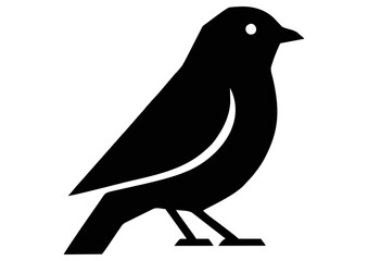 Obraz premium Stylized colorful bird on a bright yellow background, vector illustration 