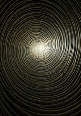 Obraz premium Dark spiral vortex leading to light