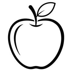 carrot, vector line art icon ,black and white , white background