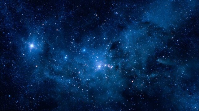 A vast starry night sky filled with countless bright stars and celestial bodies, showcasing the beauty of the universe