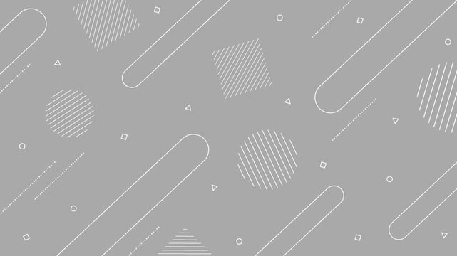 Cute and pop geometric simple business background