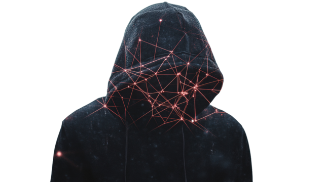 man in a hood - Powered by Adobe