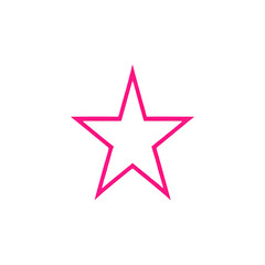 Pink Star Icon