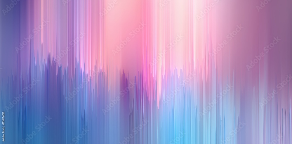 Poster elegant abstract gradient background with vertical pink light lines on blue and purple tones, soft b