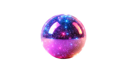 Fototapeta premium disco ball isolated on white