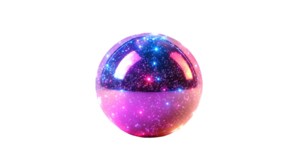 disco ball isolated on white
