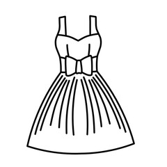 women dresses icon vector