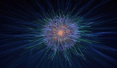 Detailed Illustration of a Cell Structure.