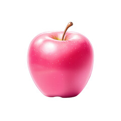 Obraz premium Fresh Red Apple on Transparent Background for Healthy Eating Concept