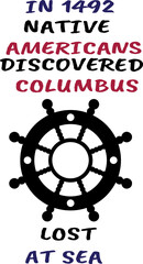 Obraz premium Columbus Day Svg