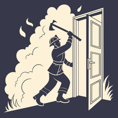 worker doing his job