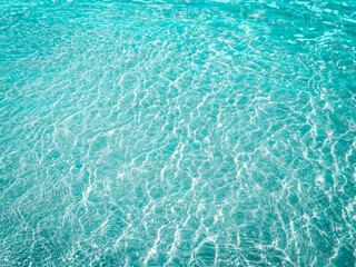 Closeup of beach water