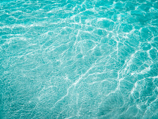 Closeup of beach water