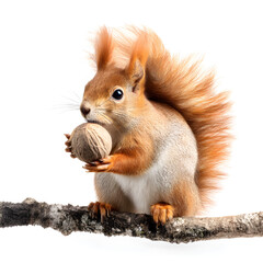 Fototapeta premium Cute woodland animals in realistic style