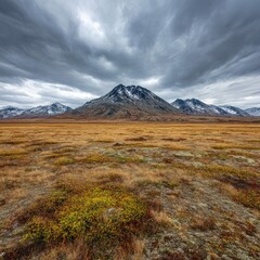 Autumnal mountain landscape