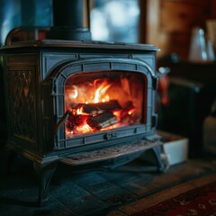 Warm wood burning stove