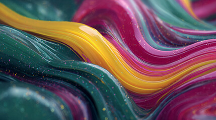 Abstract colorful wave background