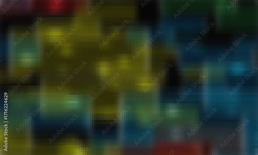 Aufkleber abstract geometric composition displaying a spectrum of colors, including red, yellow, blue and gree