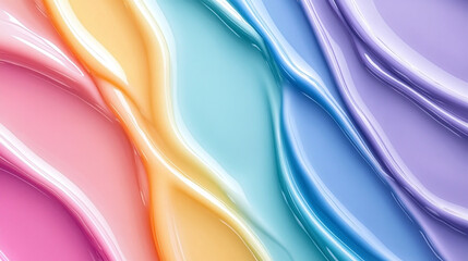 Smooth flowing pastal liquid abstract wave background