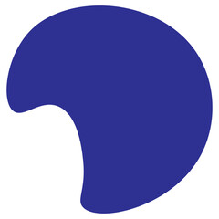 Abstract Doodle Shape Decorative Element On Transparent Background