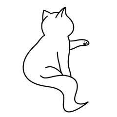 cute cat vector illustration