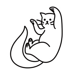 cute cat vector illustration