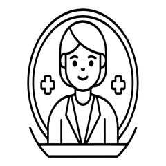 Smiling kids and woman holding books vector illustration