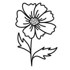 cute flower icon vector illustration