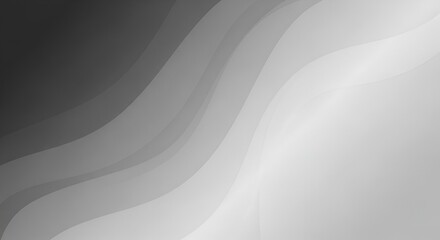 Minimalistic Waves in Gentle Gray: A Serene Abstract Artwork Featuring Smooth Flowing Stripes in a Subtle Grayscale Gradient