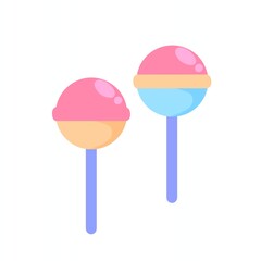 colorful sweet candy vector illustration
