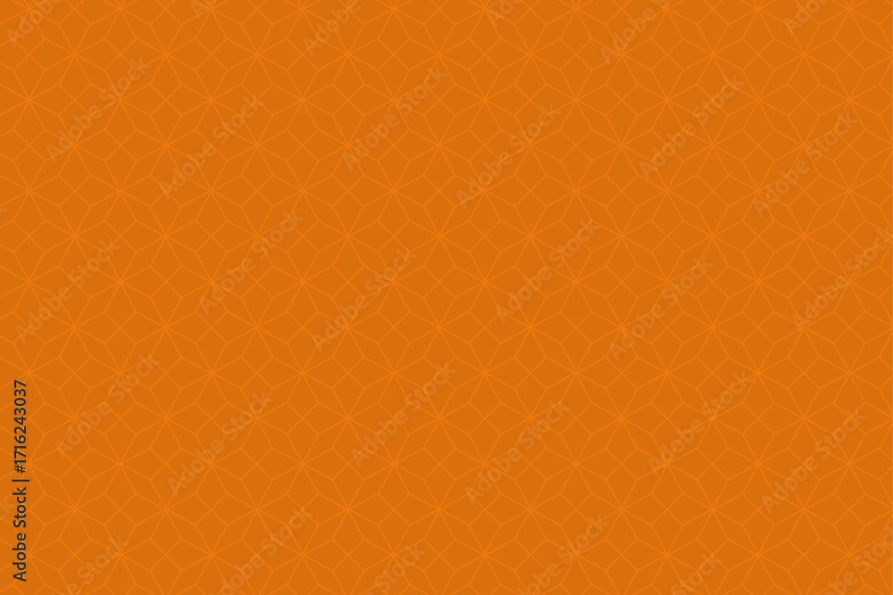 Poster pattern design with star shape | abstract geometric vector seamless pattern with orange line texture