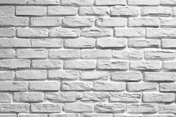 Obraz premium Whitewashed brick wall texture background design home decor