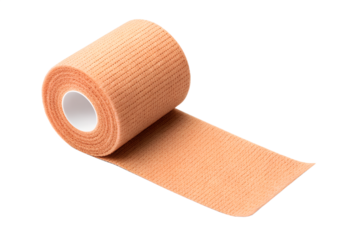 Rolled elastic bandage for medical support
