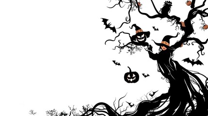Fototapeta premium Halloween Art Letters on Clean White Background – Minimalist Pure Letter Design White Background Halloween Art Letters – Bold & Pure Typography for Festivity Pure Halloween Art Letters: Crisp White Ba