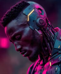 Cyborg portrait 