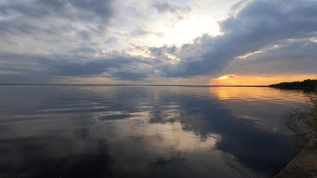 Sunset by Lake Monroe Florida 